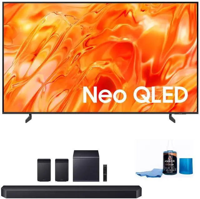 Main image of Samsung QN75QN70HA 75" NeoQLED TV with HW-Q990H Soundbar and Sub (2026)