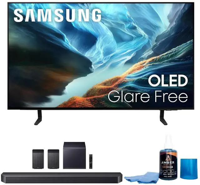 Main image of Samsung QN42S90HA 42" OLED TV with HW-Q990F Soundbar and Subwoofer (2026)