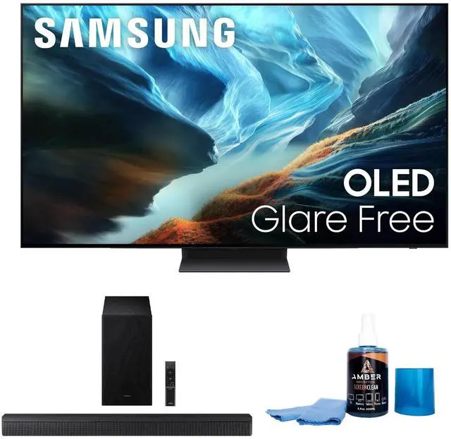 Main image of Samsung QN65S90HA 65" OLED TV with HW-B630F Soundbar and Subwoofer (2026)