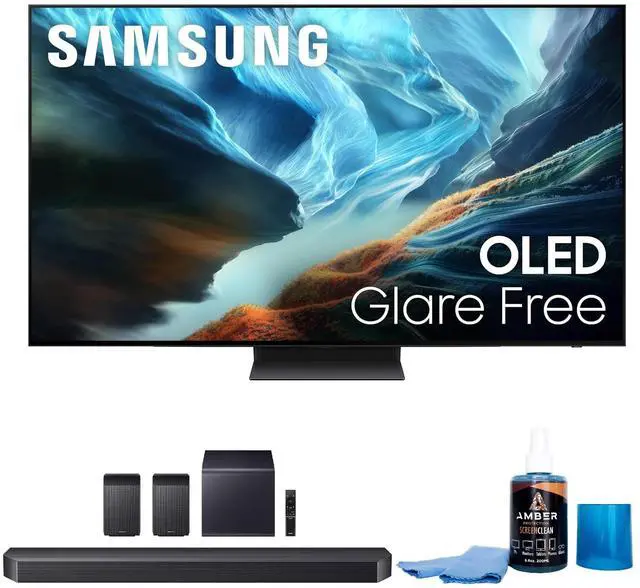 Main image of Samsung QN83S90HA 83" OLED TV with HW-Q990F Soundbar and Subwoofer (2026)