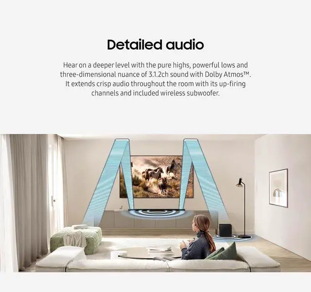 Alt view image 7 of 7 - Samsung QN55LS03HW 55" The Frame Pro TV with HW-S800D Soundbar (2026)