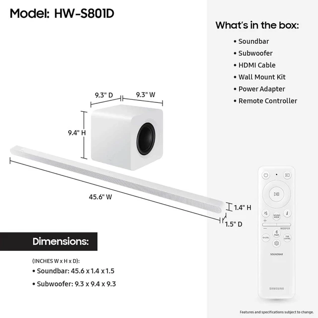 Alt view image 6 of 7 - Samsung QN55LS03HW 55" The Frame Pro TV with HW-S801D Soundbar (2026)