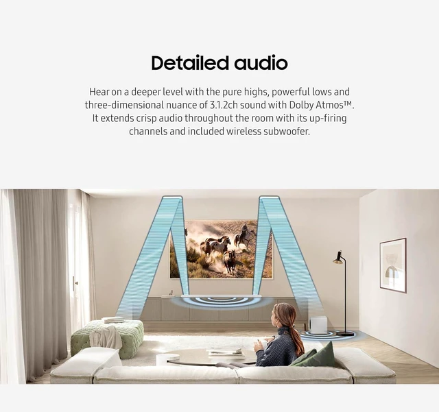 Alt view image 7 of 7 - Samsung QN55LS03HW 55" The Frame Pro TV with HW-S801D Soundbar (2026)
