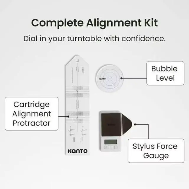 Alt view image 7 of 7 - Kanto TT-AKIT Turntable Setup and Alignment Kit (2026)