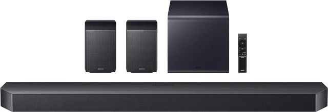 Alt view image 4 of 7 - Samsung QN65LS03HE 65" QLED 4K TV with HW-Q990F Soundbar and Sub (2026)