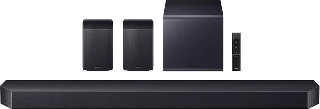 Alt view image 4 of 7 - Samsung QN65LS03HE 65" QLED 4K TV with HW-Q990H Soundbar and Sub (2026)