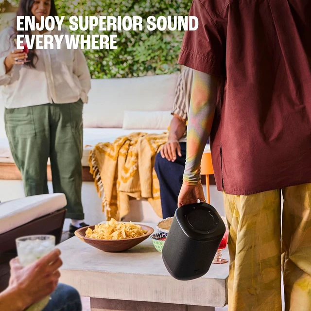Alt view image 7 of 7 - JBL COVE-P1-WHITE Portable Wi-Fi Speaker with Dolby Atmos - White (2026)