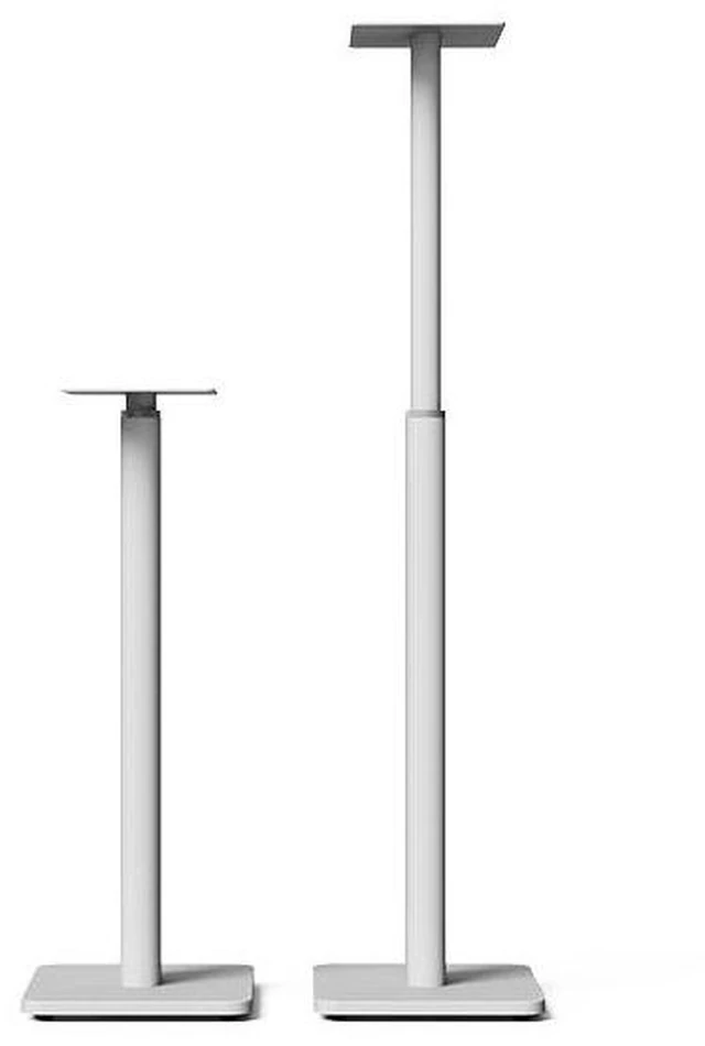Alt view image 2 of 7 - Kanto SPHW Height Adjustable Floor Stands for Bookshelf Speakers (2024)