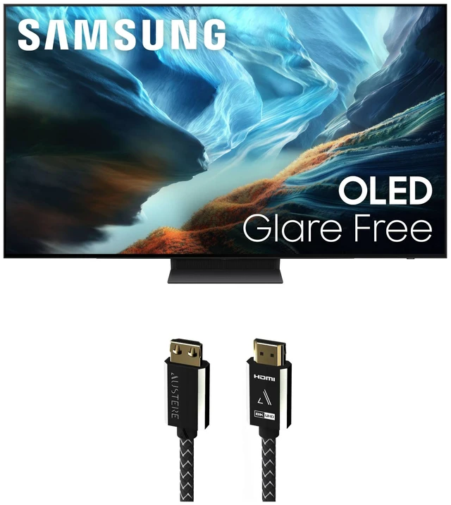 Main image of Samsung QN83S90HA 83" OLED TV with Austere 7S-8KHD2-2-5M HDMI Cable (2026)