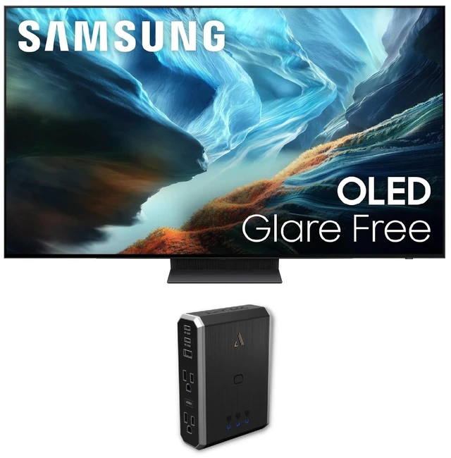 Main image of Samsung QN83S90HA OLED 4K TV with Austere 7S-PS4-US1 4-Outlet Power (2026)