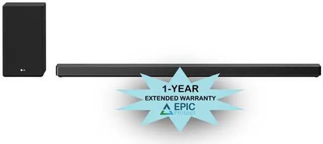 Main image of LG SN10YG Soundbar and Subwoofer w/ an Additional 4 Year Coverage by Epic Protect Bundle (2020)