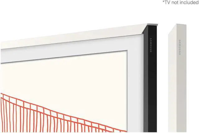 Alt view image 2 of 7 - Samsung VG-SCFA85WTBZA 85" The Frame Customizable Modern White Bezel (2021)