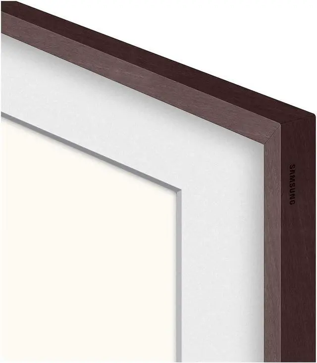 Alt view image 6 of 7 - Samsung VG-SCFA85BWBZA 85" The Frame Customizable Modern Brown Bezel (2021)