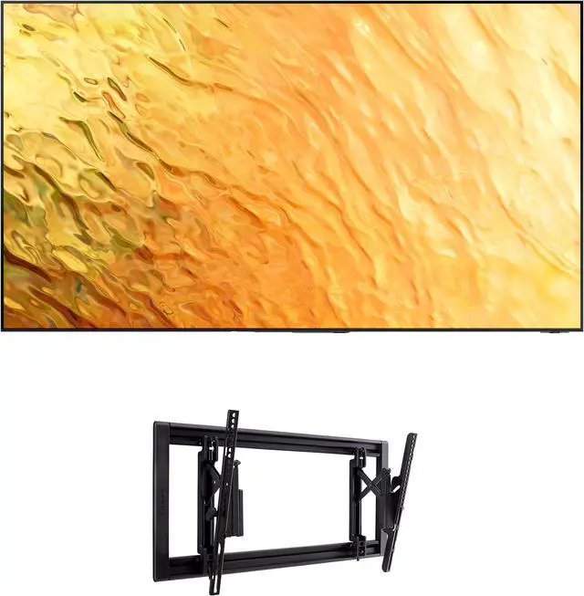 Main image of Samsung QN65QN800BFXZA 65" 8K QLED Quantum Mini LED HDR Smart TV with a Sanus VLT7-B2 42" - 90" Large Advanced Tilt 4D TV Wall Mount (2022)