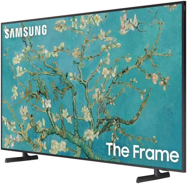 Alt view image 3 of 7 - Samsung QN85LS03BAFXZA 85" The Frame 4K UltraHD Smart QLED TV with a Sanus SA-IWB17-W1 17" TV Media In-Wall Box (2022)