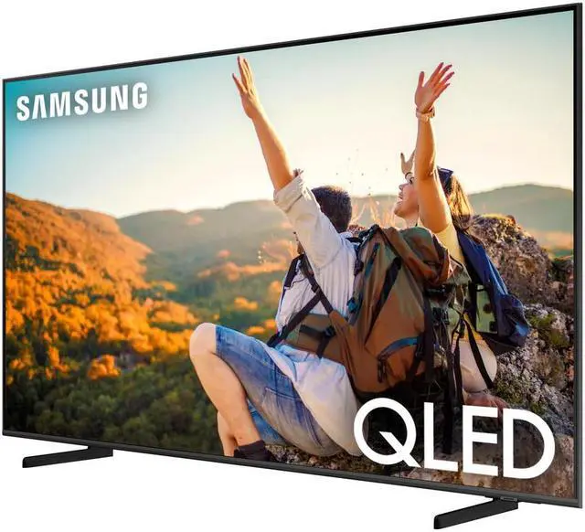Alt view image 2 of 7 - Samsung QN43Q60CAFXZA 43" QLED 4K Quantum HDR Dual LED Smart TV with an Austere 5S-4KHD2-2.5M V-Series 2.5m Premium 4K HDR HDMI Braided Cable (2023)