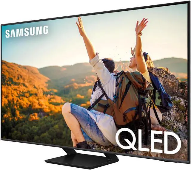 Alt view image 2 of 7 - Samsung QN85Q70CAFXZA 85" QLED 4K Quantum HDR Dual LED Smart TV with an Austere 5S-4KHD2-2.5M V-Series 2.5m Premium 4K HDR HDMI Braided Cable (2023)