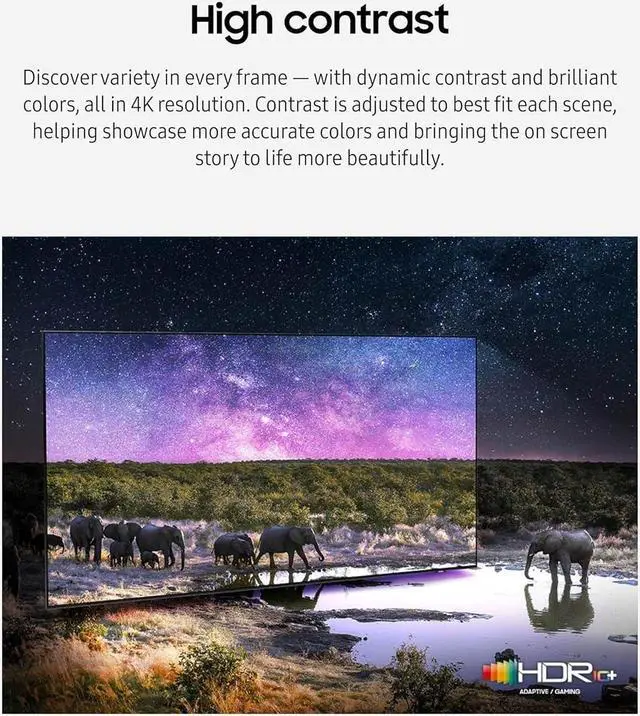 Alt view image 7 of 8 - Samsung QN65QN85DBF 65 in. Class Smart LED TV - 4K UHDTV - High Dynamic Range (HDR) - Neo Quantum HDR - Neo QLED Backlight - Alexa, Google Assistant, Bixby Supported - 3840 x 2160 Resolution