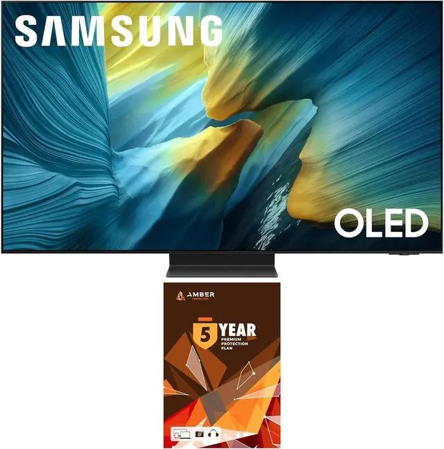 Main image of Samsung QN55S95FAFXZA 55 Inch OLED HDR Pro 4K Smart TV with Q-Symphony Pro and 5 Year Amber Protection Plan (2025)