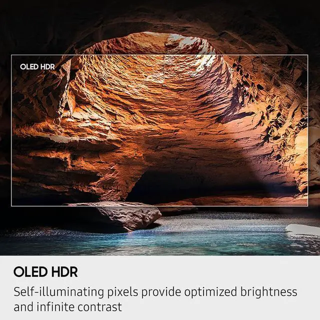 Alt view image 4 of 7 - Samsung QN77S85FAEXZA 77 Inch OLED HDR 4K Smart TV with a Walts TV Large/Extra Large Full Motion Mount for 43"-90" TVs and Amber Protection 3-OUTLET-SURGE Surge Protector (2025)