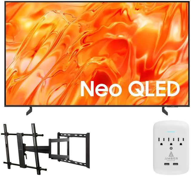 Main image of Samsung QN75QN70HAFXZA 75" NeoQLED Smart TV with 4K Upscaling with a Walts TV Large/XL Full Motion Mount for 43"-90" Compatible TVs and an Amber Protection 3-OUTLET-SURGE Surge Protector (2026)
