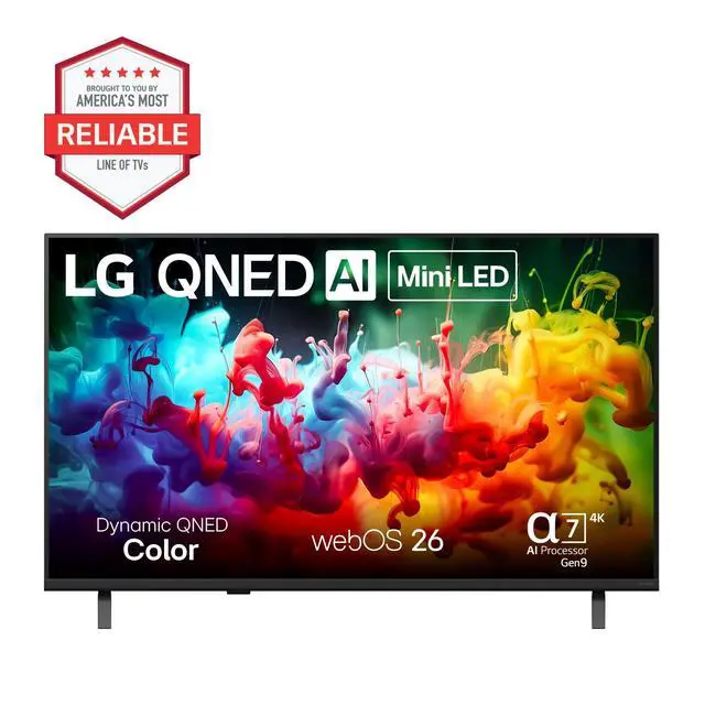 Alt view image 2 of 7 - LG 43QNED75BUA 43" Mini LED Smart TV with 2 Year Amber Protection (2026)
