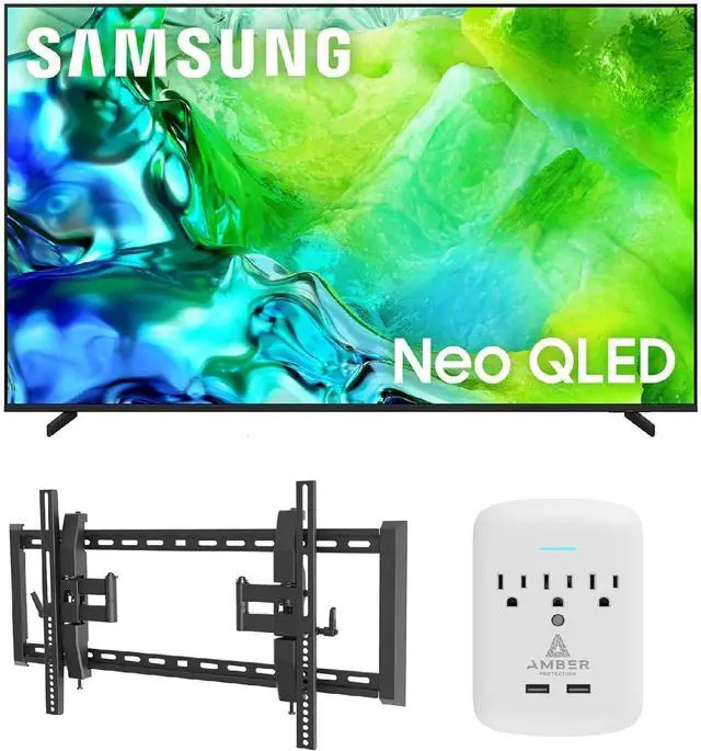 Main image of Samsung QN75QN80H TV with TILT-EXTENSION-37-90 and 3-OUTLET-SURGE (2026)