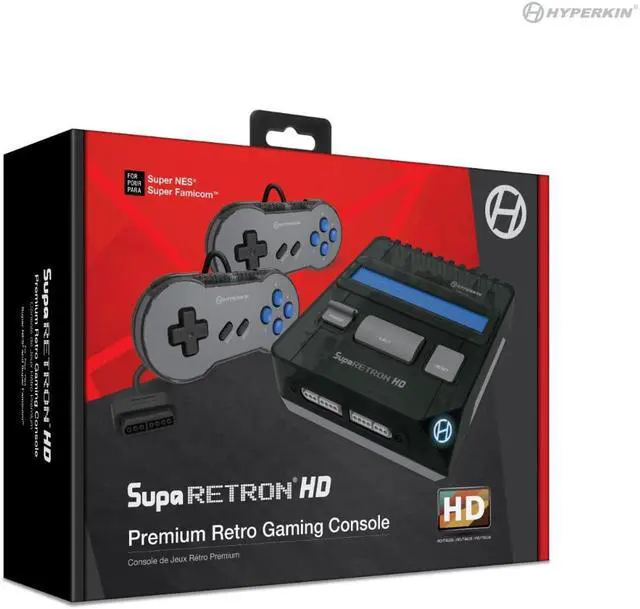 Alt view image 2 of 11 - Hyperkin SupaRetroN HD Gaming Console for Super NES/Super Famicom (Space Black)