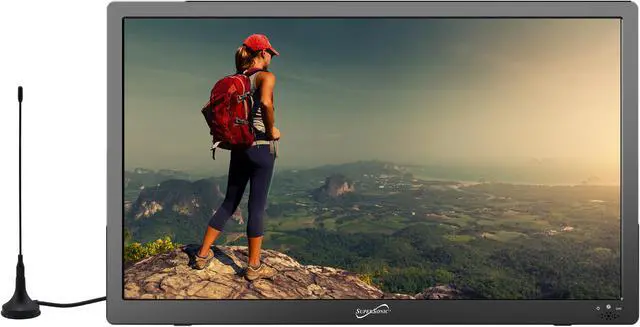 Alt view image 6 of 20 - Supersonic SC2816 16 inch Portable LED TV with HDMI & FM Radio