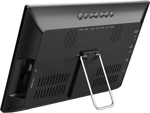 Alt view image 3 of 16 - Supersonic SC2813 13.3 inch Portable LED TV with HDMI & FM Radio