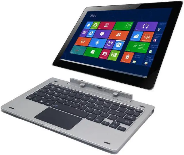 Alt view image 2 of 4 - Supersonic 10.1 Windows Touchscreen Tablet and Fully Detachable Keyboard, SC-4032WKB
