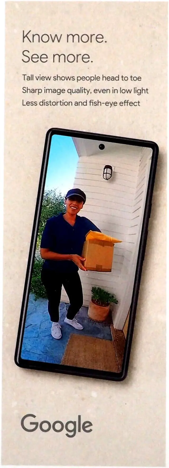Alt view image 3 of 12 - Google Nest Nest Doorbell Wired Snow (2nd Generation)