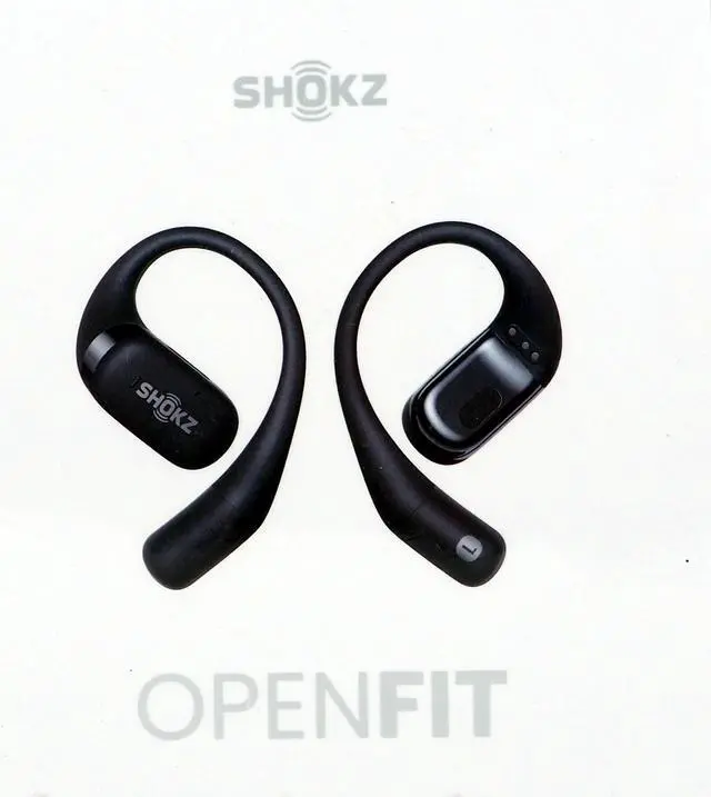 Alt view image 2 of 3 - Shokz OpenFit Open-Ear Headphones True Wireless Earbuds, Black T910-ST-BK-US