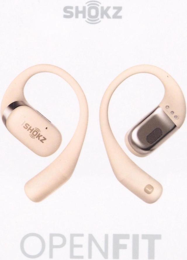 AfterShokz Shokz Openfit Wireless Headphones - Beige True wireless-hörlurar  Beige (T910-ST-BG)