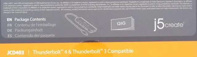 Alt view image 4 of 18 - j5create USB4 8 Multi-Port Hub  JCD403 - Space Gray/Black