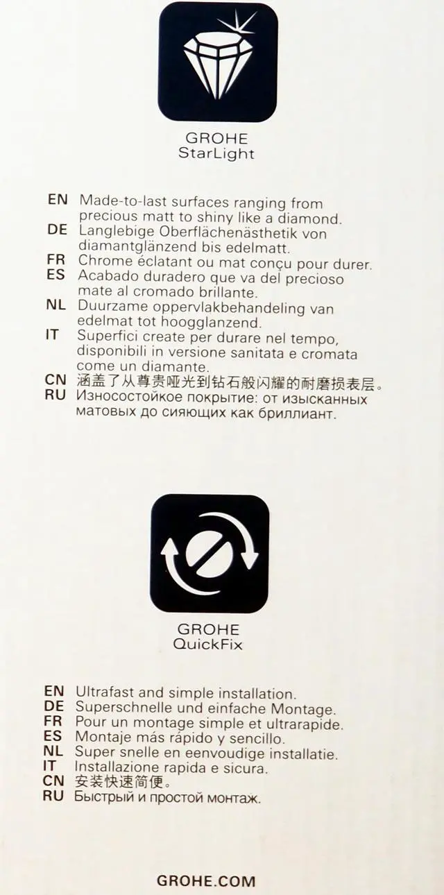 Alt view image 3 of 6 - GROHE 40309EN3 Atrio 24" Towel Rail Brushed Nickel