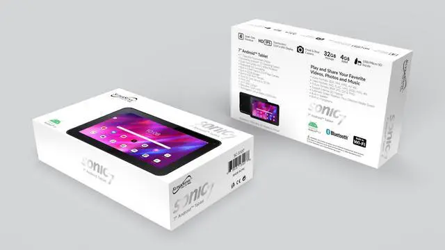 Alt view image 5 of 13 - Supersonic 7 inch Android Touchscreen Tablet A53 1.5Ghz, Bluetooth 4.2, 32GB Storage, 4GB Ram SC-3107