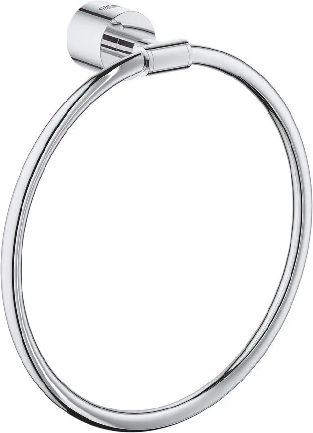 Main image of GROHE 40307003 Atrio, Towel Ring Starlight Chrome, 21.0 x 21.0 x 5.5 cm