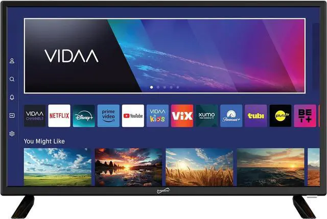 Main image of Supersonic SC-2420VTV 24-inch Smart AC/DC LED TV, Powered by VIDAA, 1080p, WiFi, Built-in Speakers, USB, 3X HDMI ARC