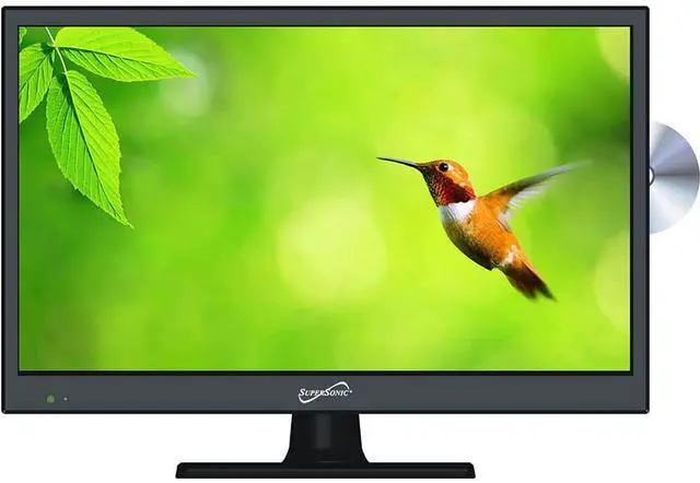 Main image of SuperSonic SC-1512 1080p LED Widescreen HDTV with HDMI Input, AC/DC Compatible for RVs and Built-in DVD Player