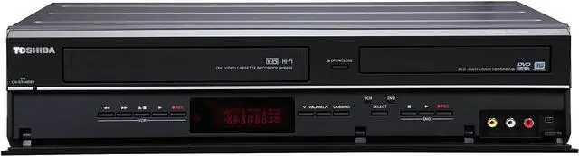 Main image of Toshiba Dvr620 Dvd Recorder Vcr Combo VHS to Dvd Dubbing with Remote No Tuner