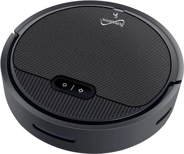 Alt view image 5 of 14 - Supersonic SC-830SV Smart Robot Vacuum Cleaner with Gyroscope Technology, WiFi/App Control, Alexa Compatibility, Ultra-Quiet Operation, Multiple Cleaning Modes, HEPA Filter