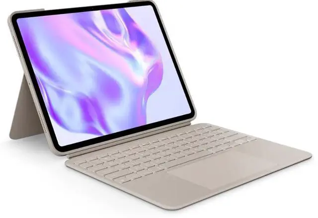 Main image of Logitech Combo Touch for iPad Pro 13-inch (M4, 2024) Keyboard Case with Trackpad 920-013280- Sand