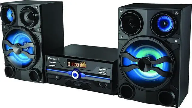Alt view image 3 of 3 - Supersonic IQ Sound IQ-9000BT HiFi Multimedia Audio System with Bluetooth and AUX/USB/Mic Inputs