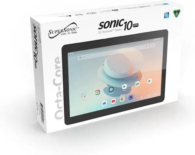 Alt view image 5 of 5 - Supersonic SC-4110 Sonic10pro 10 Android 15 Tablet Octa-Core 3GB/32GB Wi-Fi Bluetooth Dual Cameras Long Battery Life