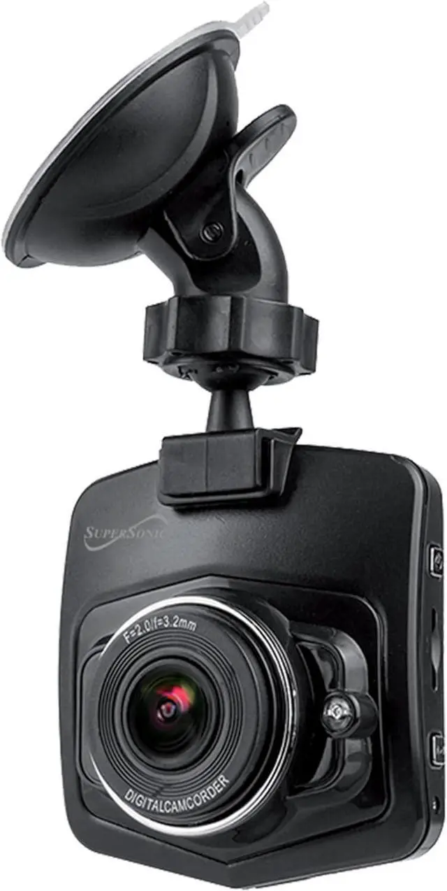 Alt view image 2 of 5 - Supersonic RoadEYEpro HD Dash Cam 780p Front+Cabin+Rear, Night Vision, G-Sensor, Loop, Motion Detect, 32GB SD SC-570DC