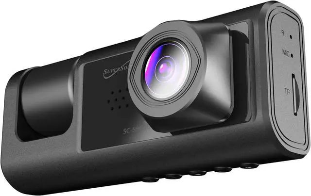 Alt view image 3 of 7 - Supersonic RoadEYEpro HD Dash Cam FHD 1080p Front+Cabin+Rear, Night Vision, G-Sensor, GPS, Loop Recording, 32GB SD, SC-580DC
