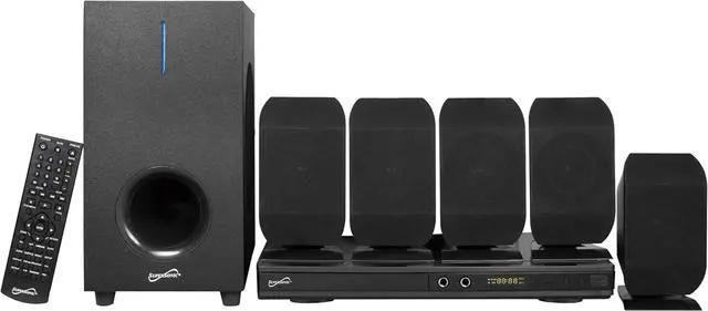 Main image of Supersonic SC-38HT 5.1 Channel DVD Home Theater System DVD/CD , Karaoke Mic Jack