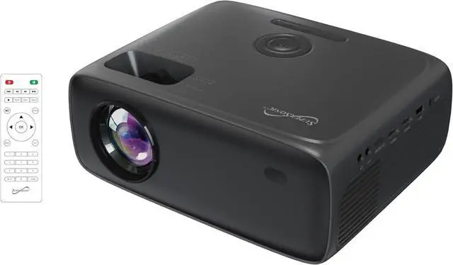 Alt view image 7 of 7 - Supersonic SC-282P Full HD 1080P LED Projector with Bluetooth, 7800 Lumens, LED 4" LCD, 40150" Display