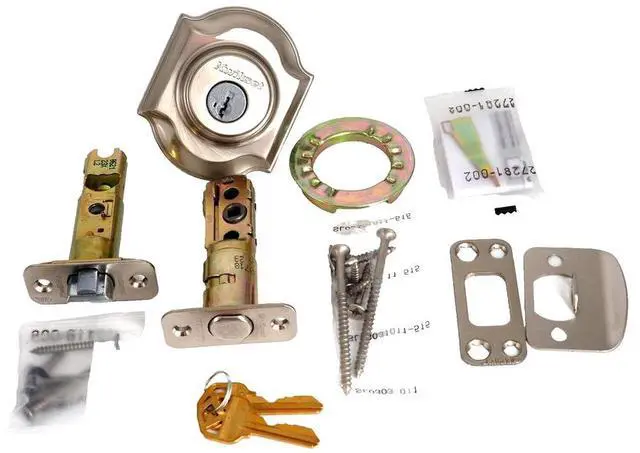 Alt view image 4 of 5 - Kwikset Montara Single Cylinder Exterior Only Handleset, SmartKey Security in Satin Nickel